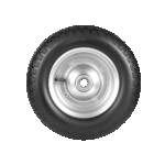 Şişme Tekerlek (3.50x7) Rulmanlı - Görsel 3