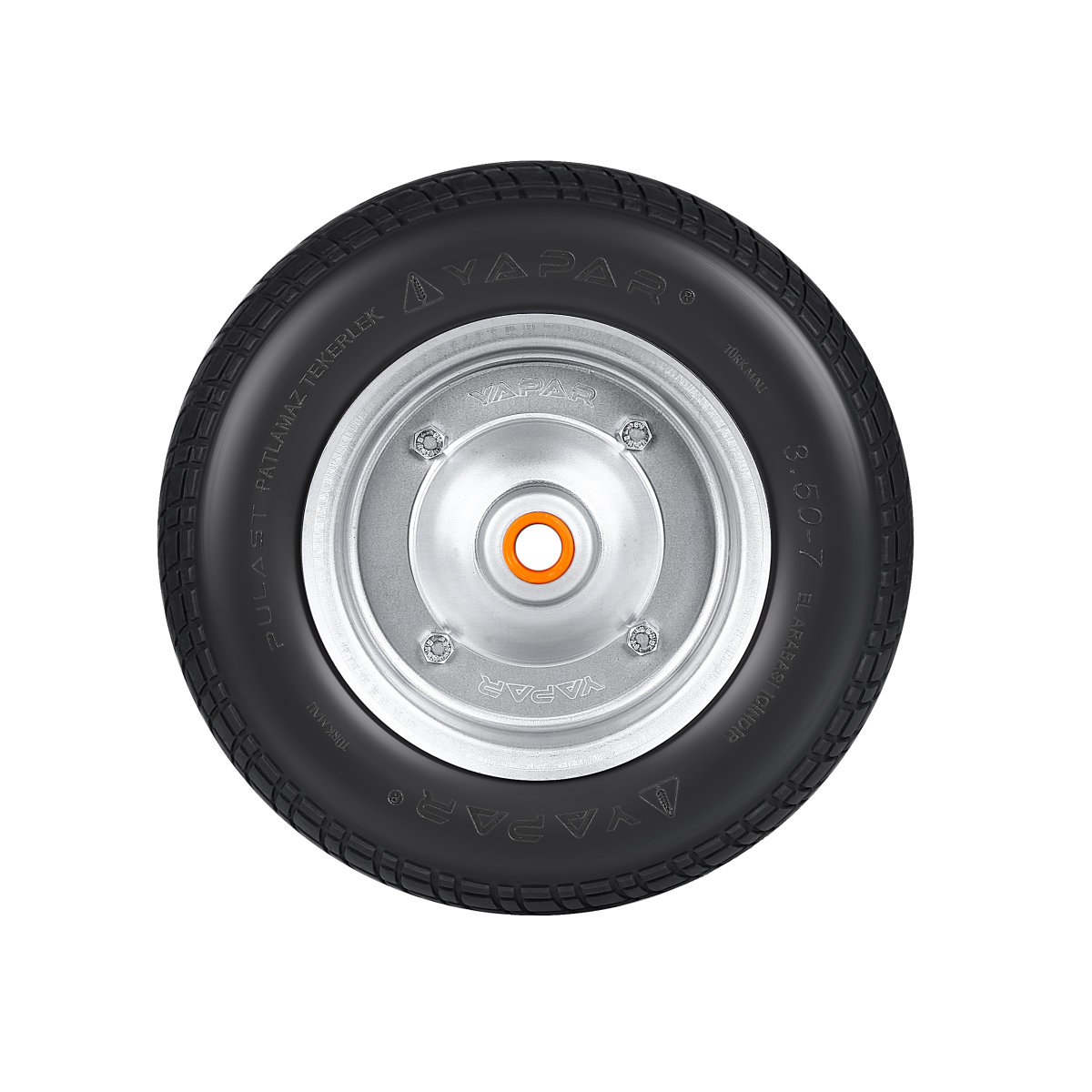 65351-1 PULAST Patlamaz Tekerlek 3,50x7 (Burçlu) - Görsel 1